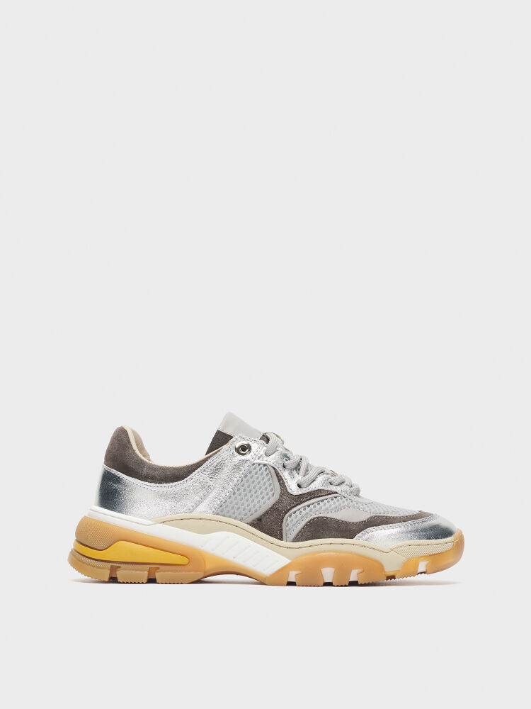 10402 KADIN AYAKKABI SNEAKER GRİ SÜET - 1