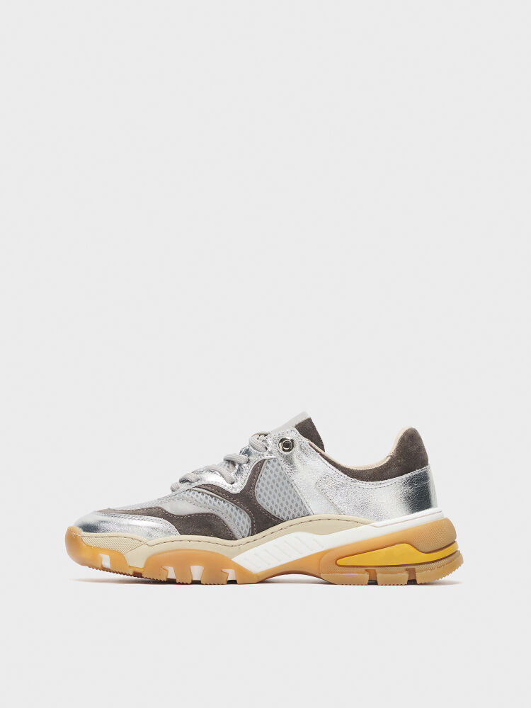 10402 KADIN AYAKKABI SNEAKER GRİ SÜET - 3
