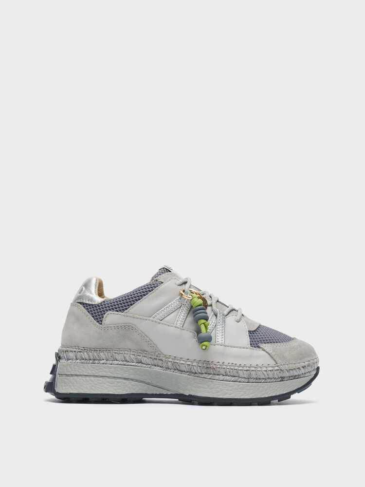 10404 KADIN AYAKKABI SNEAKER GRİ - 1