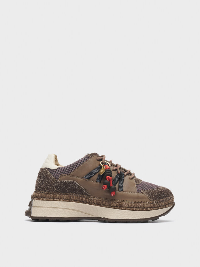 10404 KADIN AYAKKABI SNEAKER KAHVE 