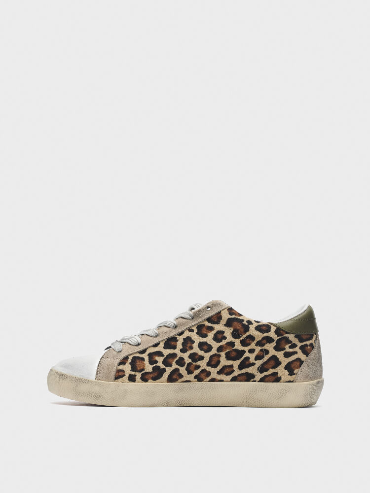 10408 KADIN AYAKKABI BEYAZ/LEOPAR - 3