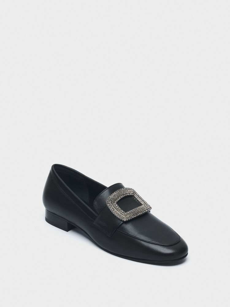 15242 KADIN LOAFER AYAKKABI SİYAH - 2