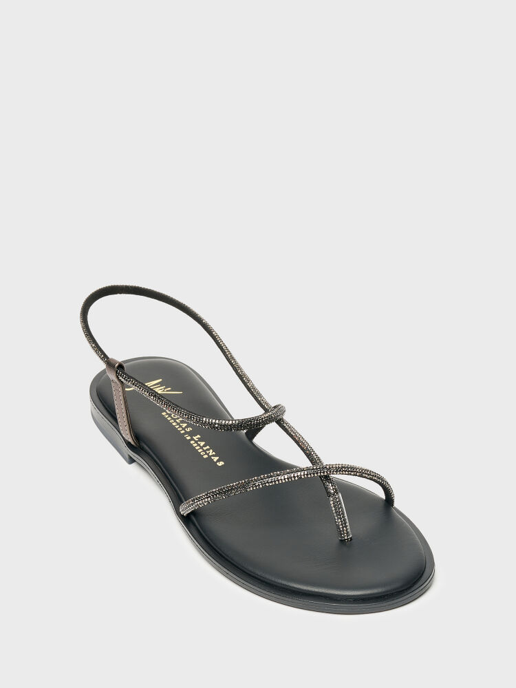 35161 KADIN SANDALET SİYAH - 2